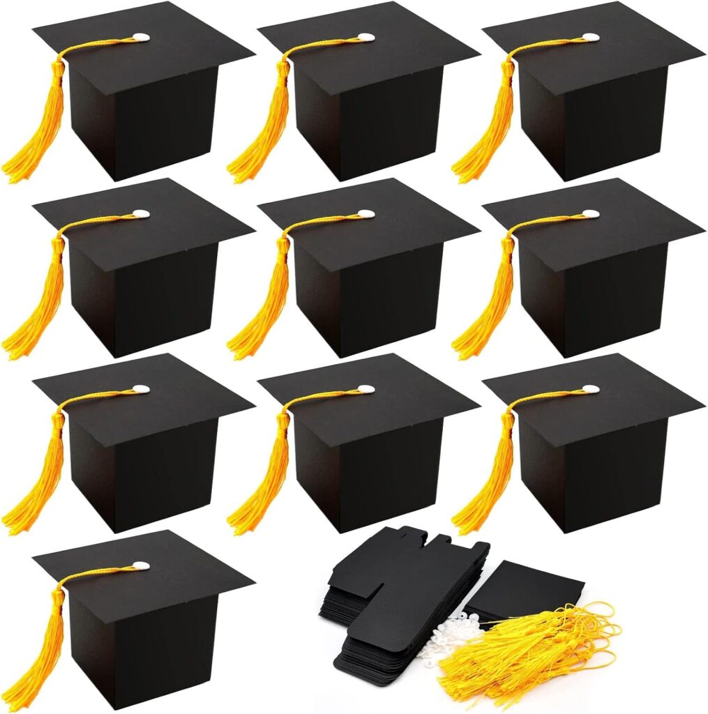 32 Pcs Graduation Cap Gift Boxes Class of 2026 Party Favors
